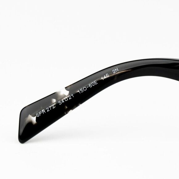 NEW Prada PR27ZS 15O60E Black Tortoise Blue Gradient Square Unisex Sunglasses - Picture 9 of 10